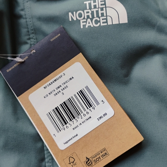 THE NORTH FACE NEW Kids North Down Puffer 3in1 TriClimate Jacket - Picture 16 of 16